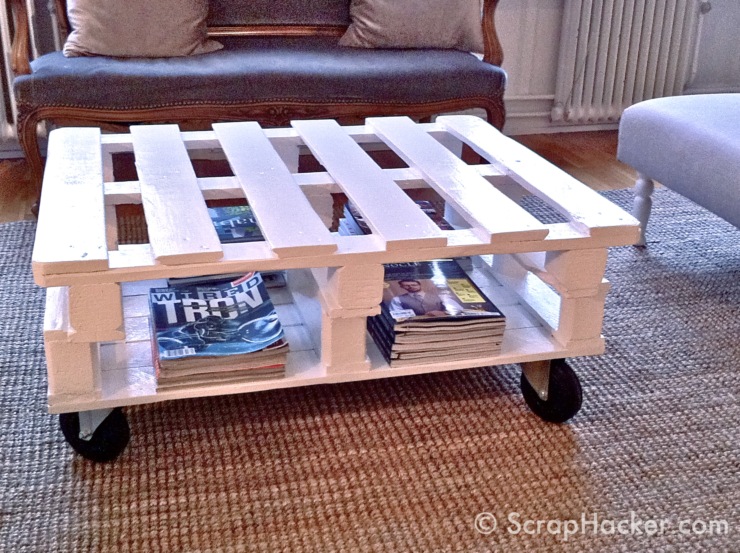 Pallet Coffee Table – A 7-step Tutorial