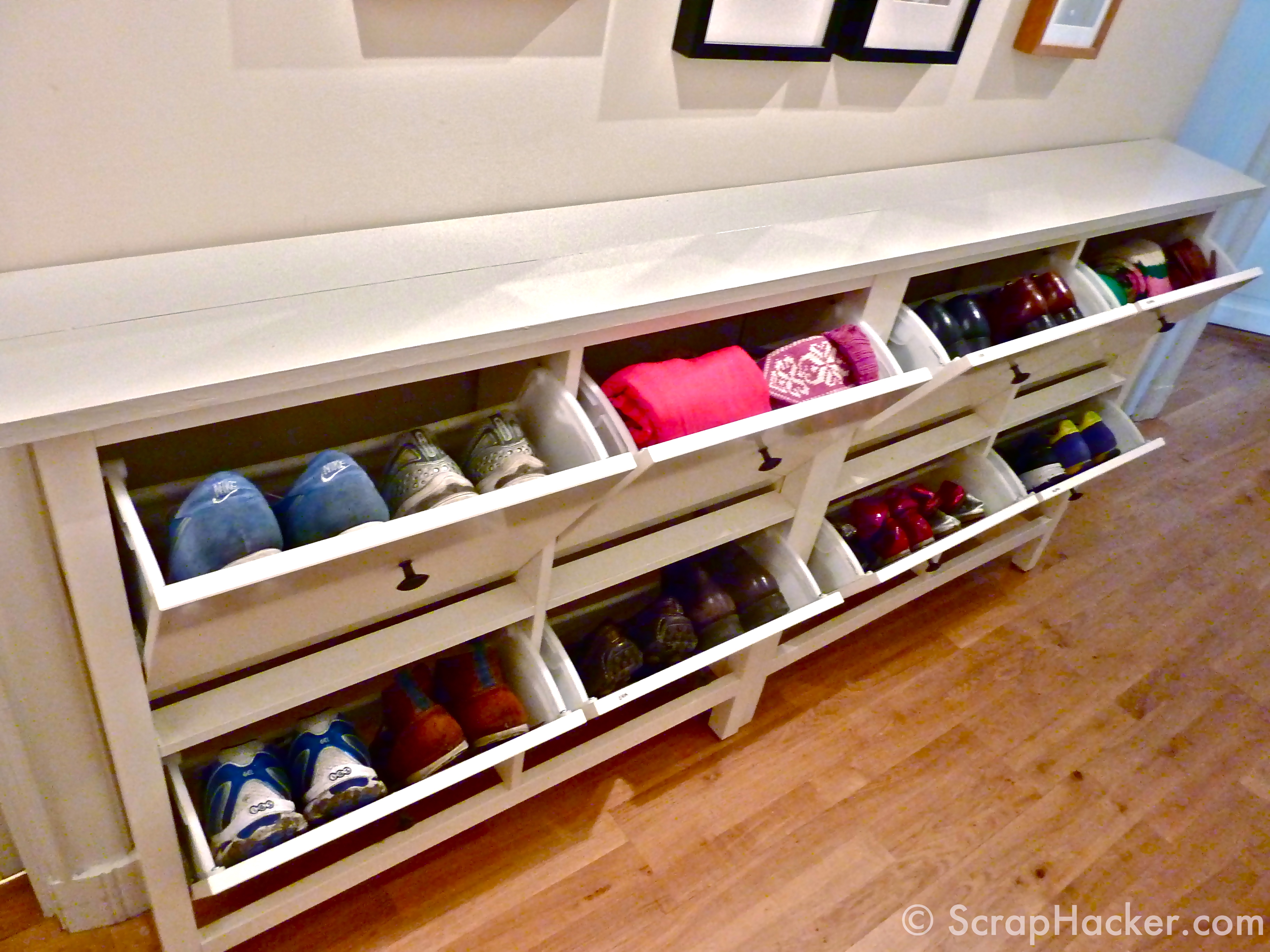 The Bespoke Ikea Hemnes Shoe Cabinet