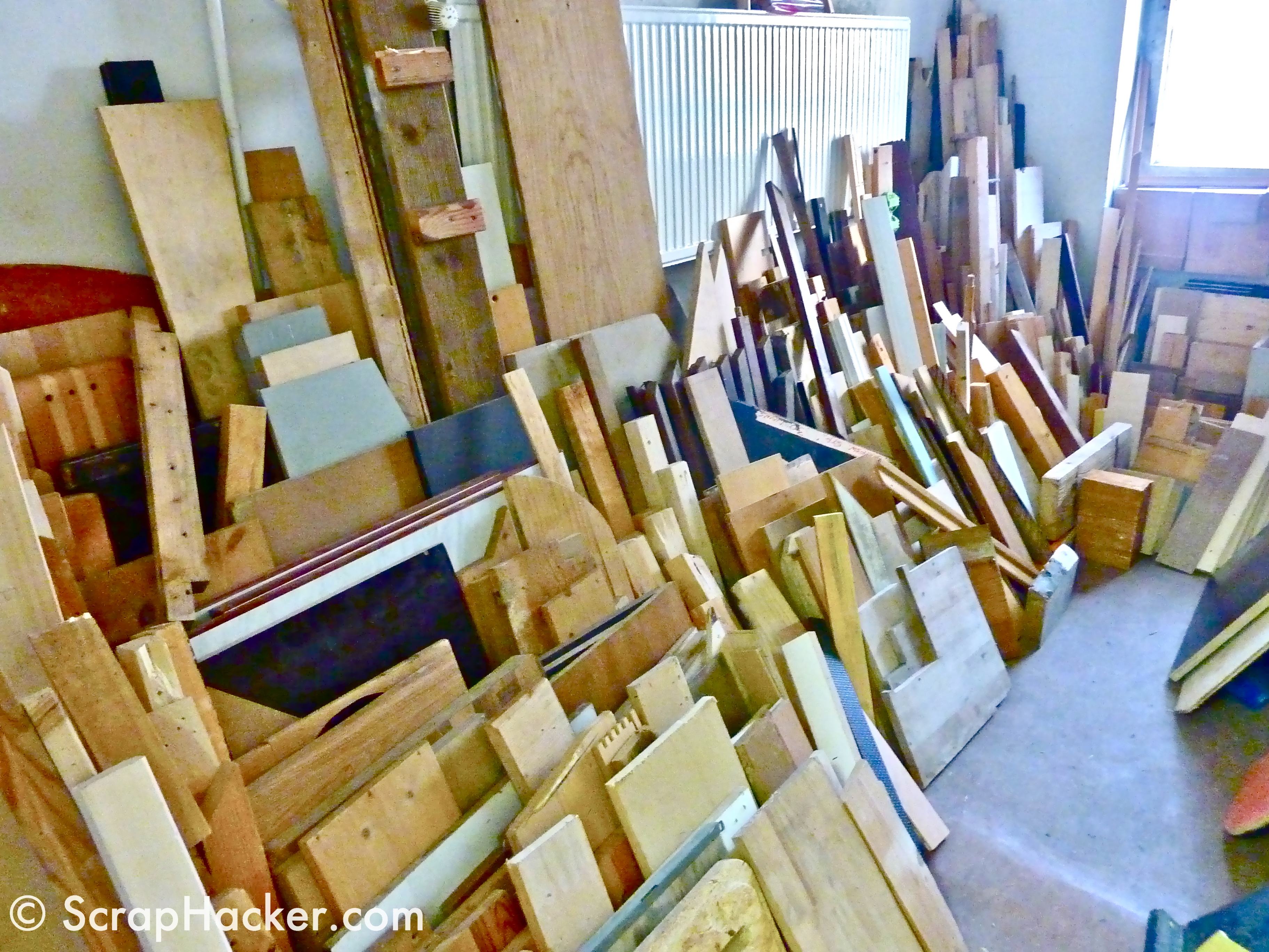 Scrap Wood Storage Ideas The wood room