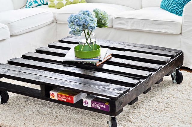 Painted Pallet Coffee Table