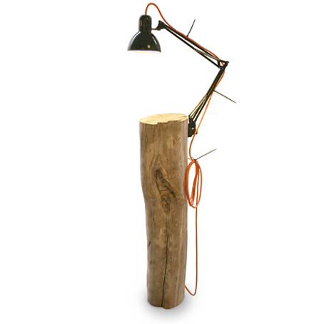 Log Lamp Design 