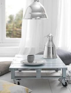 Grey Pallet Coffee Table