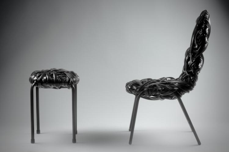 Plastic Chairs seen @ Scrap lab