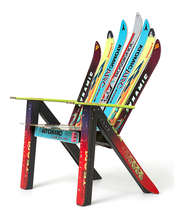 Woodwork How To Make Adirondack Chairs Out Of Skis PDF Plans
