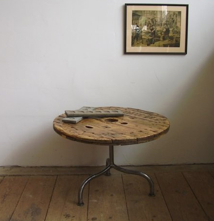 Wooden Cable Spool Table
