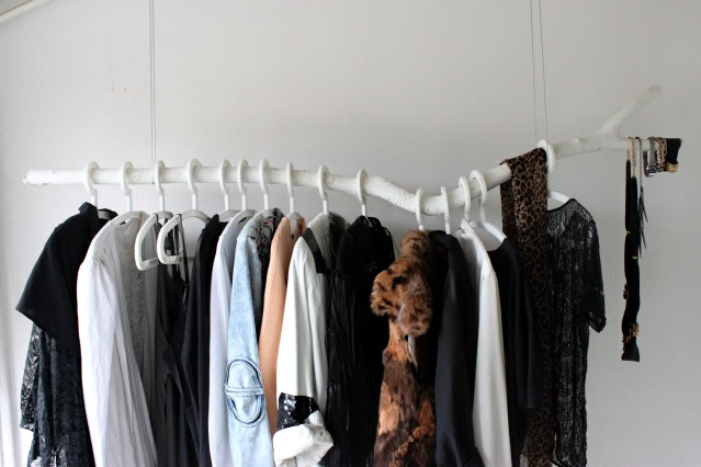 diy garment rack