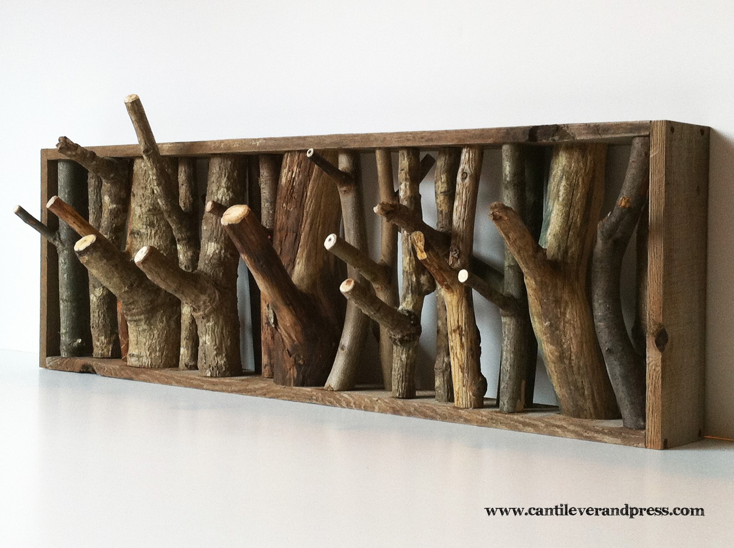 Tree Branch Coat Rack