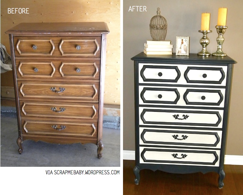 top 15 before & after furniture re-makes - diy inspiration