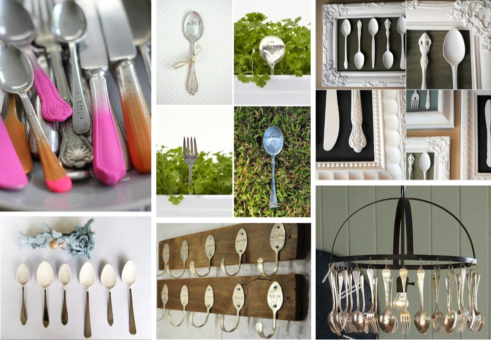 Upcycle cutlery - Top10 creative DIY ideas