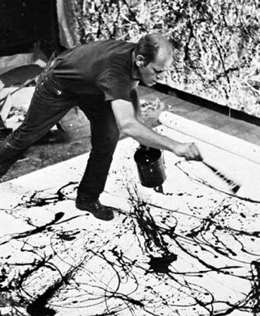 Paint Images on Splatter Paint Diy   10 Doable Diy Ideas Inspired By Jackson Pollock