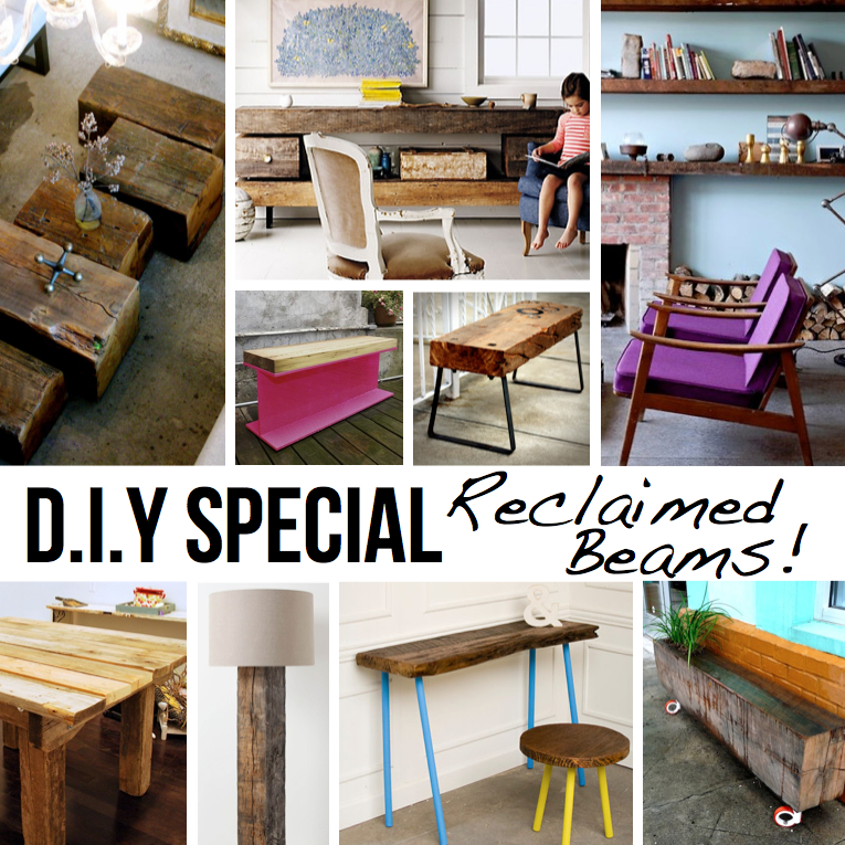 Diy Ideas Tutorials For Salvaged Wooden Beams