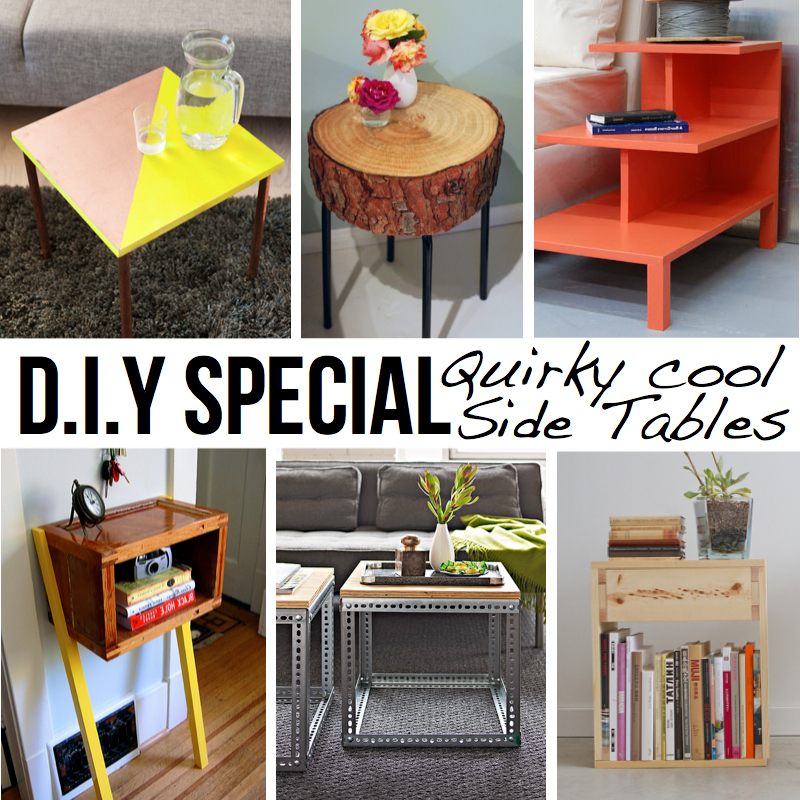 Quirky Cool D.I.Y Side Tables