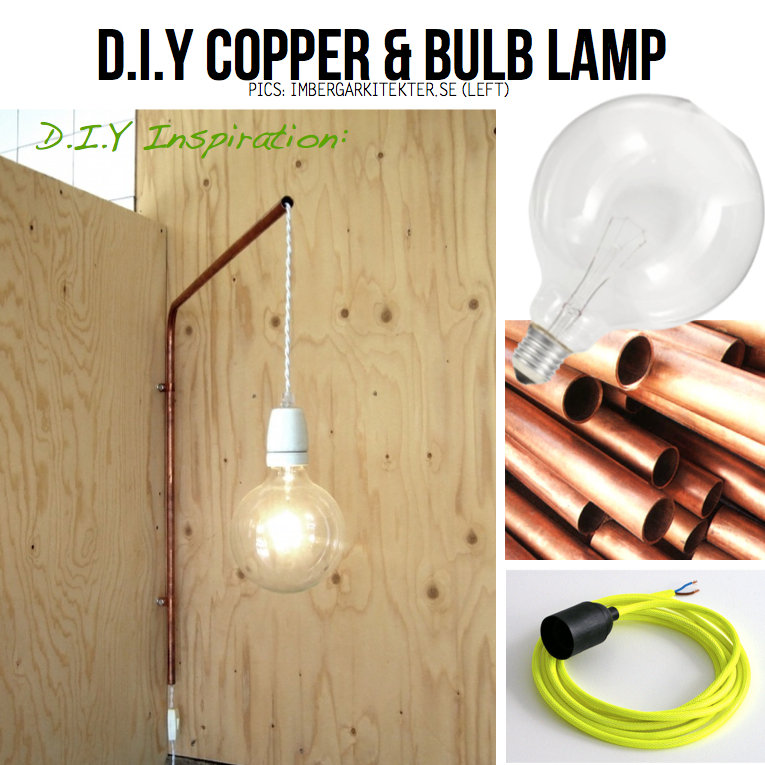 Copper Diy Inspiration Tutorials, Diy Copper Pipe Light Fixture
